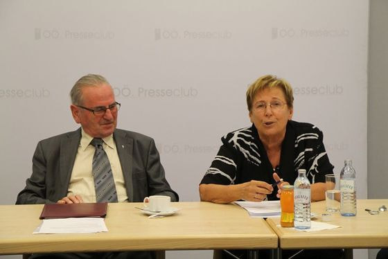 Irene Dyk-Ploss mit Josef Mayr