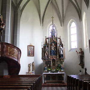 Pfarre und Kirche Saxen
