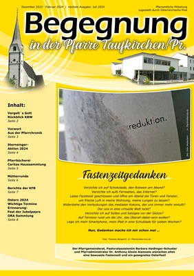 Pfarrbrief