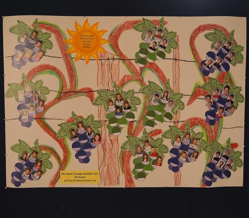 Plakat der Erstkommunion 2023