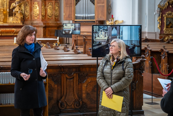 Martina Gelsinger und Angelika Stummer,Ursulinenkirche: Memento Mori ? Kunst in der Fastenzeit