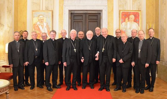 Empfang in der Nuntiatur in Wien