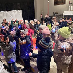 Feier der Kindergartenkinder in der Pfarrkirche