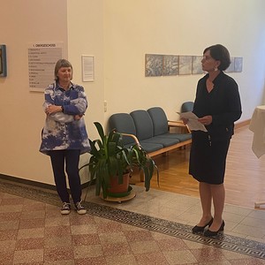 Vernissage der Ausstellung 'Wege' von Monika Pichler