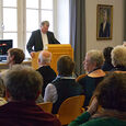 Bericht von Manfred Scheuer / © Diözese Linz / Michael Kraml Bischof Manfred Scheuer bei seinem Bericht beim Pastoralrat am 9. November 2024 im Linzer Priesterseminar.