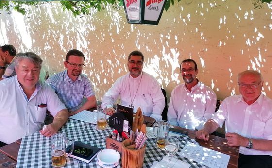 Treffen mit Bischof Dom Moacir Silva Arantes / Christian Koller Diözese Barreiras/Brasilien