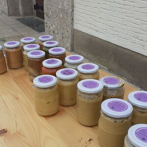 Im Gottesdienst wiesen die kfb-Frauen auf den Zweck der Sammlung hin: € 1.420,-- kommen der Aktion Familienfasttag zugute. 
