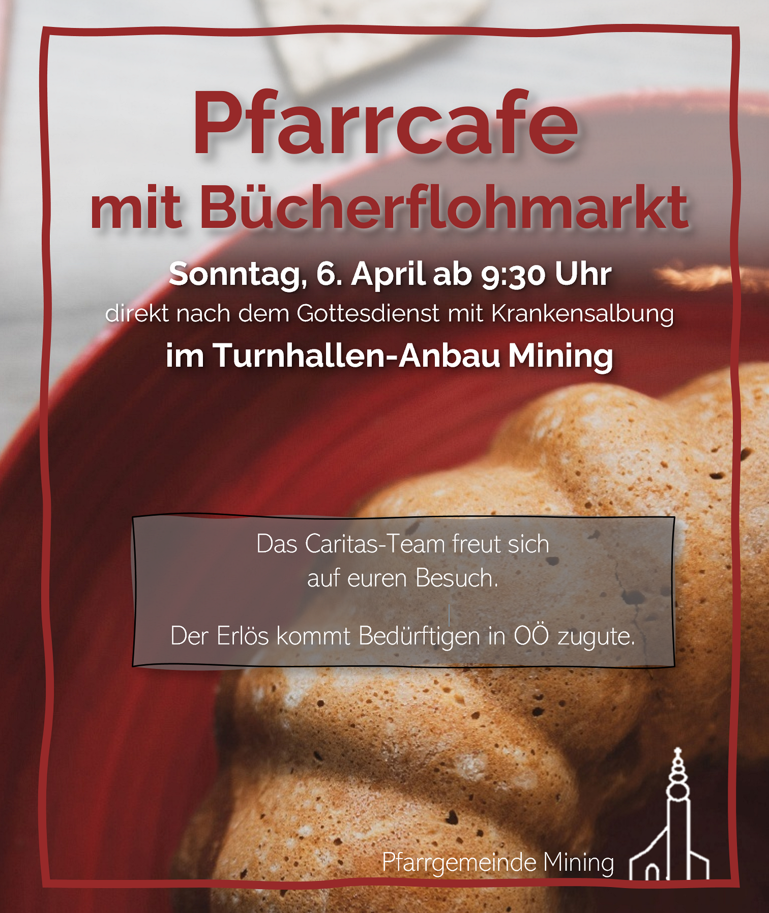 Pfarrkaffee mit Bücherflohmarkt