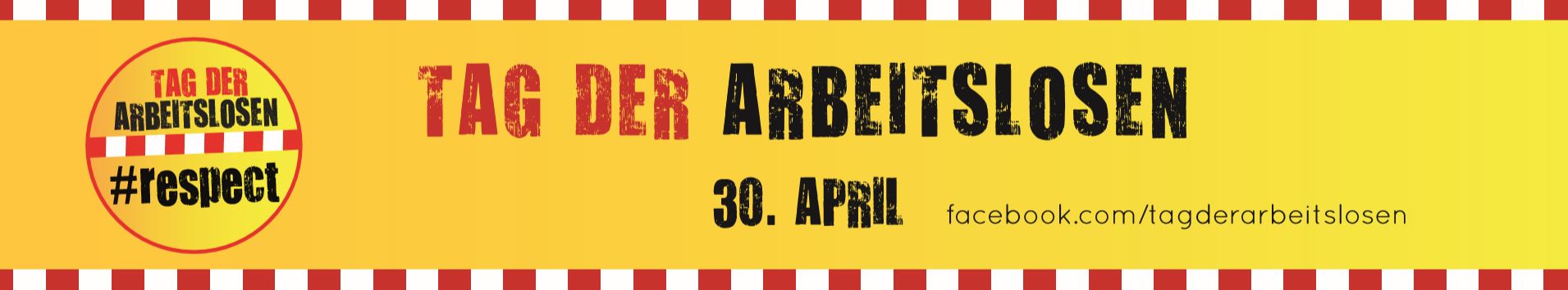 Banner Tag der Arbeitslosen