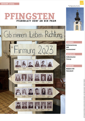 Pfarrblatt Pfingsten 2023