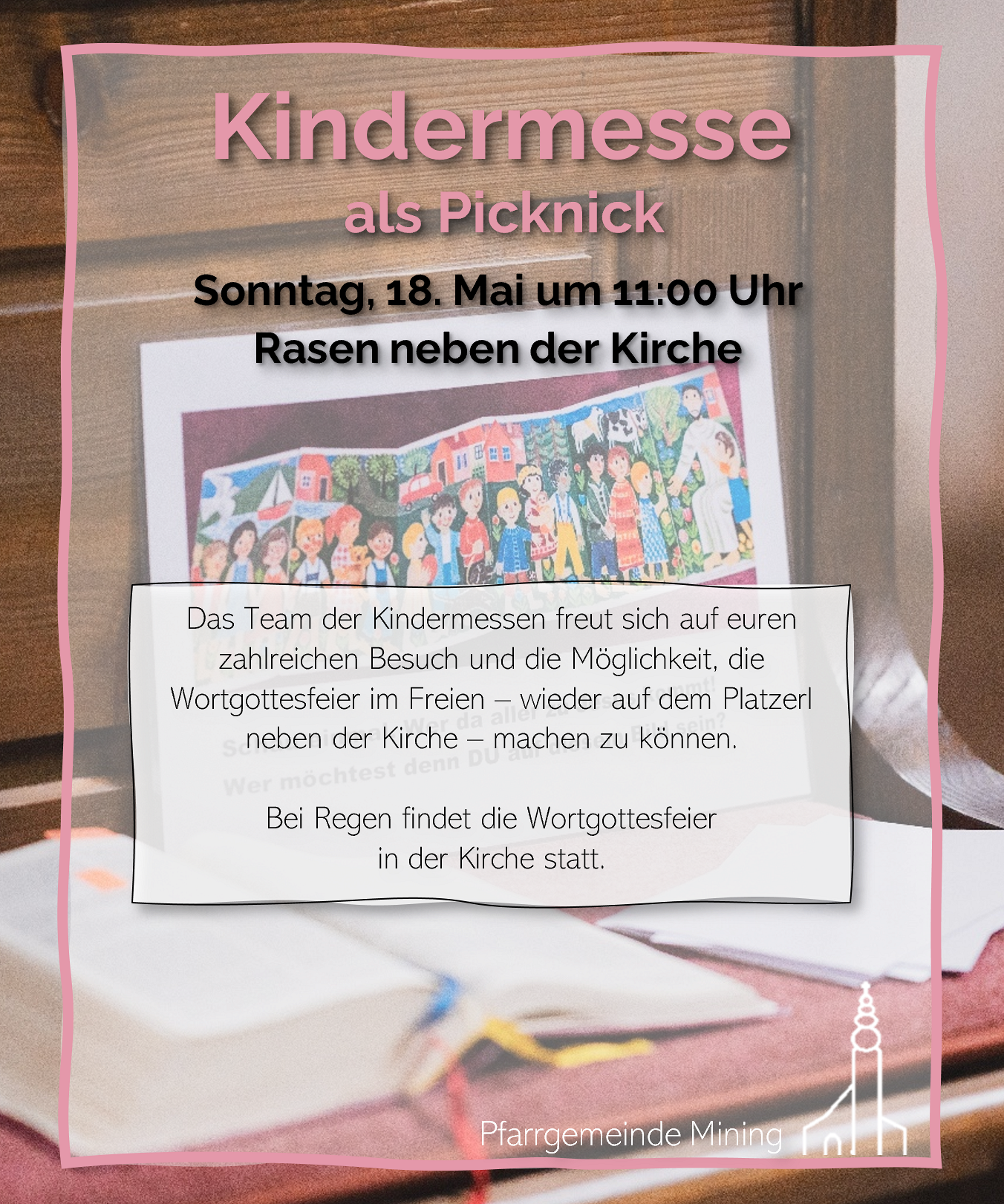 Kindermesse als Picknick